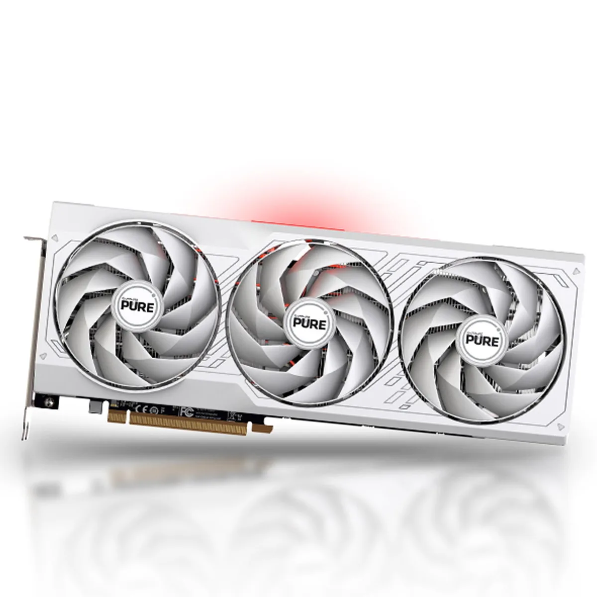 Sapphire Tech Sapphire Tech PURE RX 7900 GRE 16GB GDDR6 WHITE graphics card — product photo