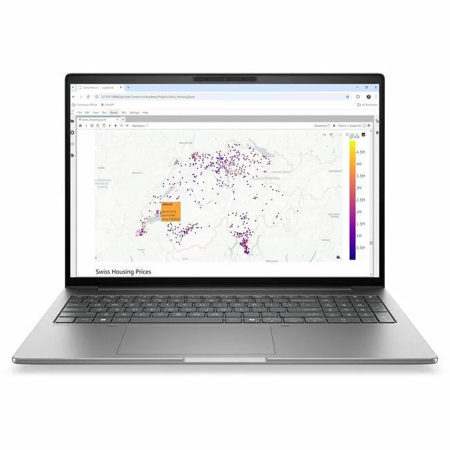 Meteor Silver aluminium 14 inch laptop closed view
