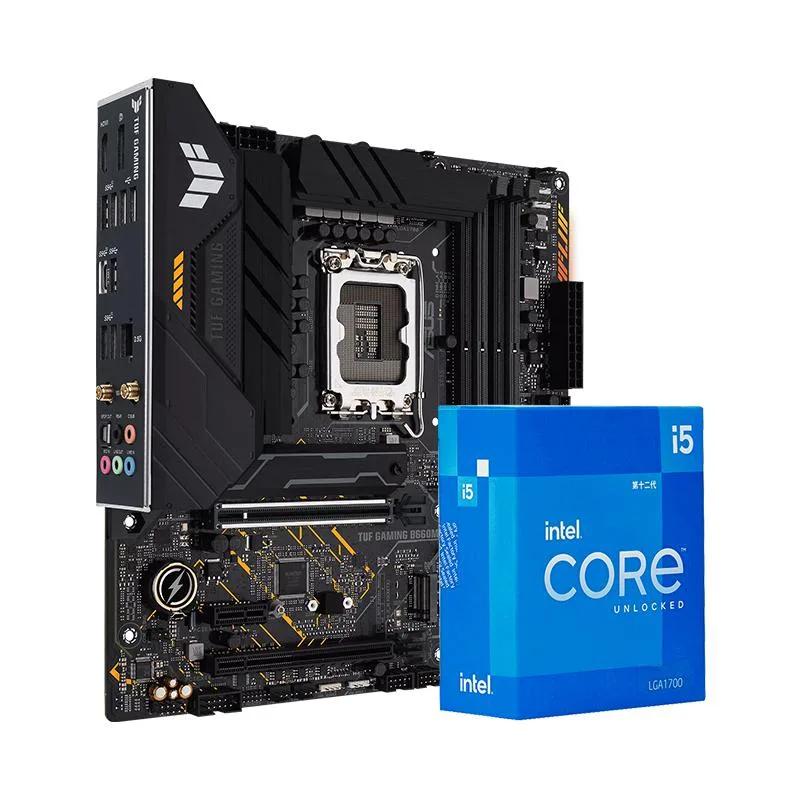 Intel Intel Core i5-12400F desktop processor with Laminar RM1 cooler — product photo