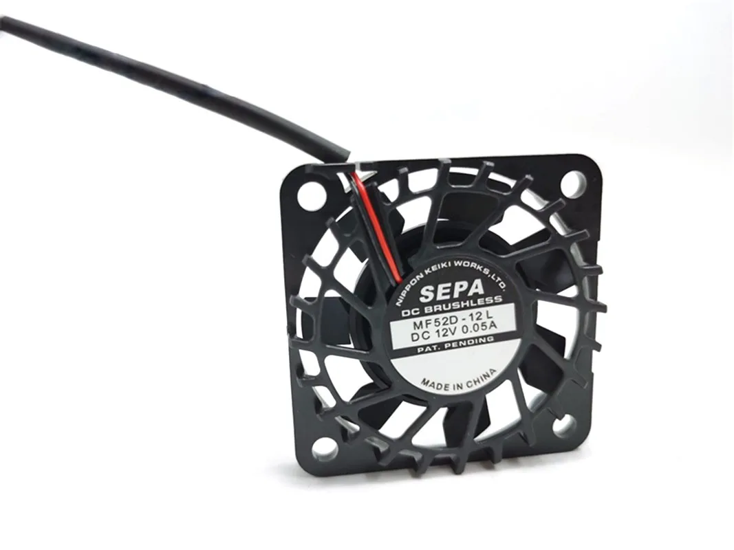 Zyvpee Zyvpee MF52D-12L 52x10mm 12V 0.05A 2-pin case fan — product photo
