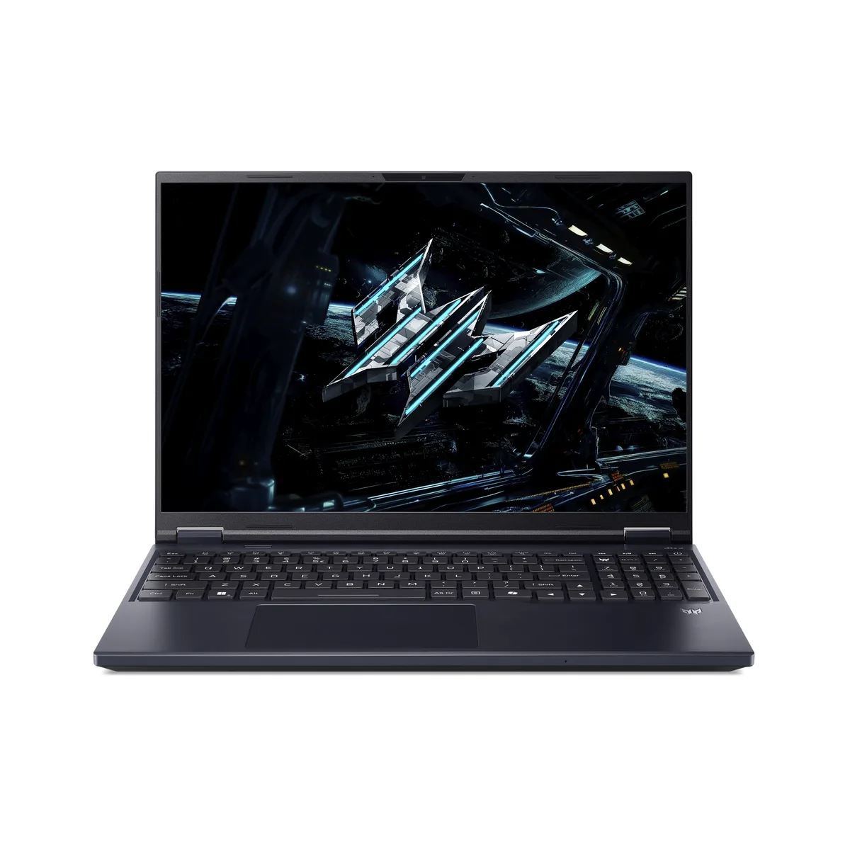 Abyssal Black 16 inch gaming laptop with matte finish