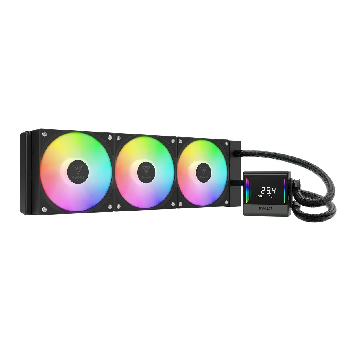 GAMDIAS Technology GAMDIAS Technology GD-CHIONE E4-360 liquid cooler 360 — Produktfoto