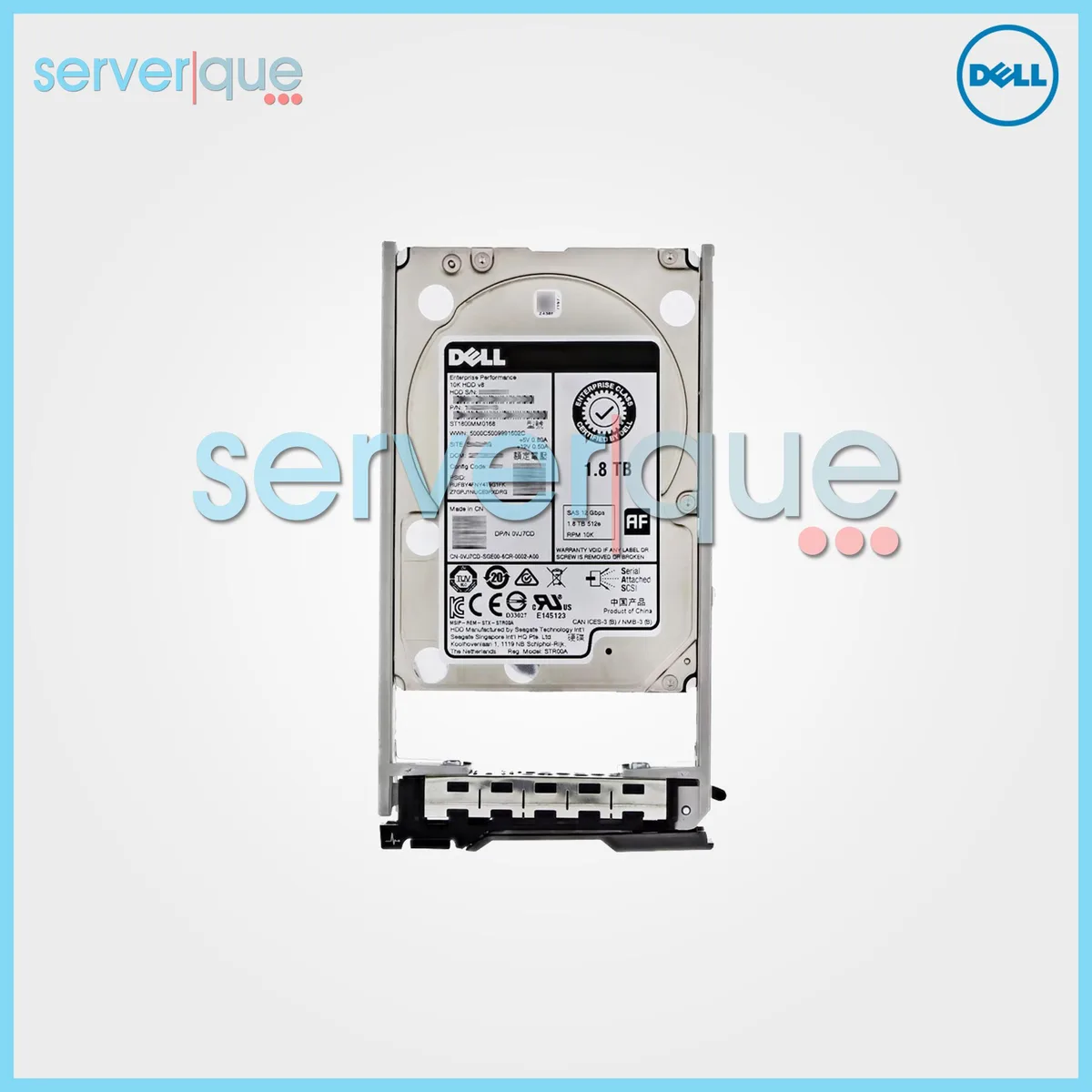 DELL DELL VJ7CD 1.8TB 10000RPM SAS 2.5" internal hard drive — produkto nuotrauka