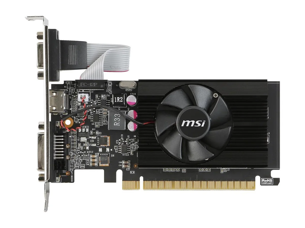 MSI MSI GT 710 2GD3 LP graphics card — photo du produit