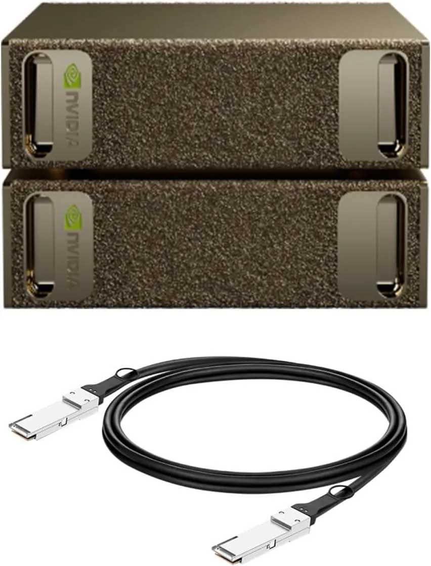 NVIDIA NVIDIA 940-54242-0000-100 DGX Spark AI edge system 128GB LPDDR5x 4TB NVMe SSD WiFi 7 — photo du produit