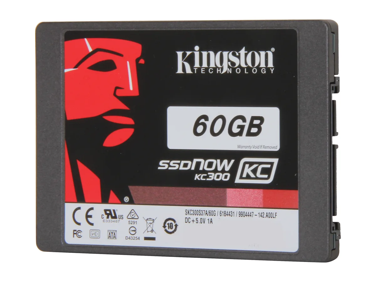 Kingston Technology Corp. Kingston Technology Corp. SKC300S37A/60G 2.5" 60GB SATA enterprise SSD — productfoto