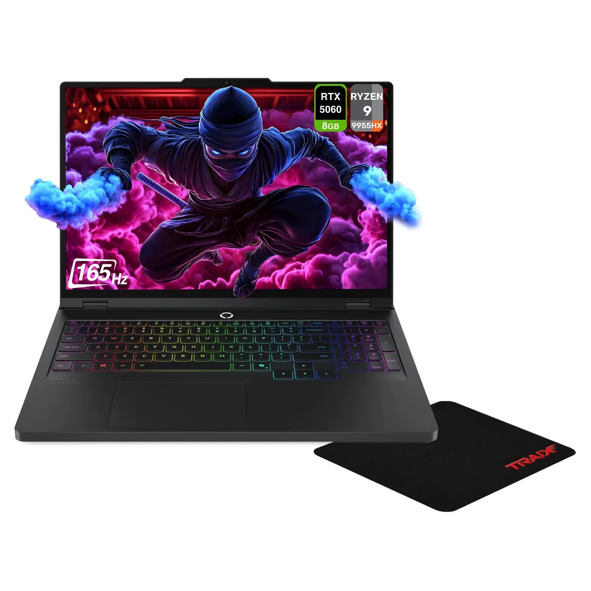 Lenovo Legion Pro 5 Gen 10 laptop in Eclipse Black finish, 16 inch form factor