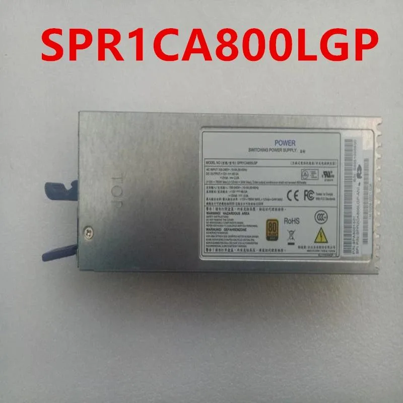 Rectangular black ATX power supply unit with 80 PLUS Gold badge visible