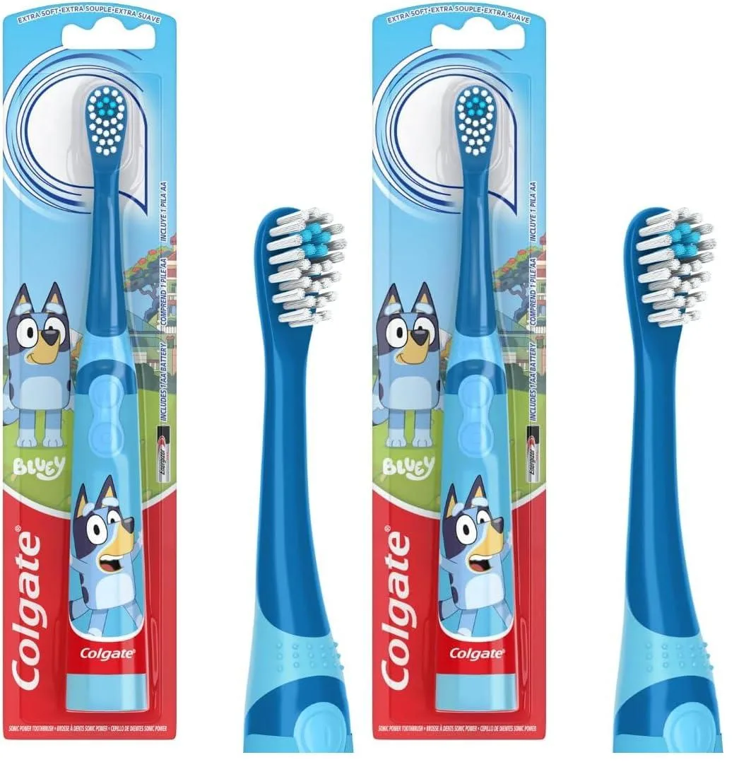  Colgate Kids Battery Toothbrush Bluey 2 Pack — product photo