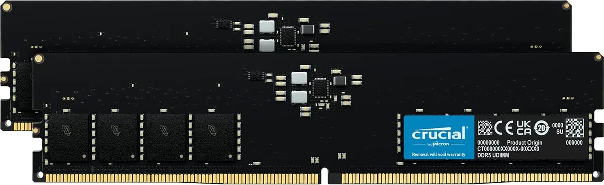 Crucial Crucial FF2D532G6400HC32ADC01 32GB DDR5 6400MT/s CL32 desktop RAM — photo du produit