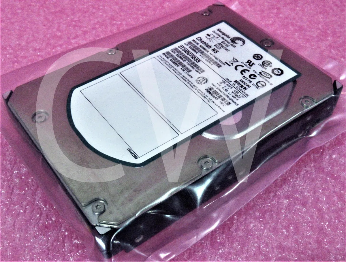Silver 3.5 inch SAS hard drive bare unit