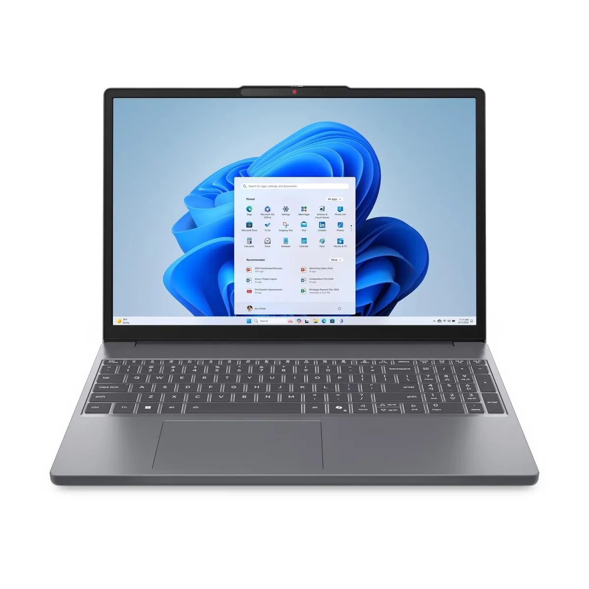 Lenovo Lenovo IdeaPad Slim 3 laptop AMD Ryzen 7 8840HS 16GB 512GB 15.3" WUXGA touchscreen — product photo