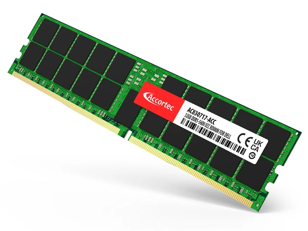 Accortec, Inc Accortec, Inc AC830717-ACC 32GB DDR5-5600 ECC RDIMM server RAM — produktbild
