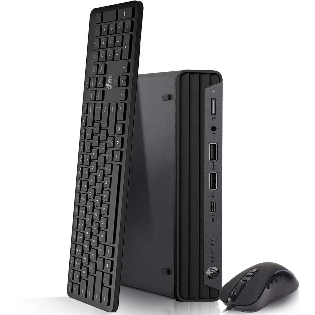 Compact black HP EliteDesk 800 G6 Mini desktop PC