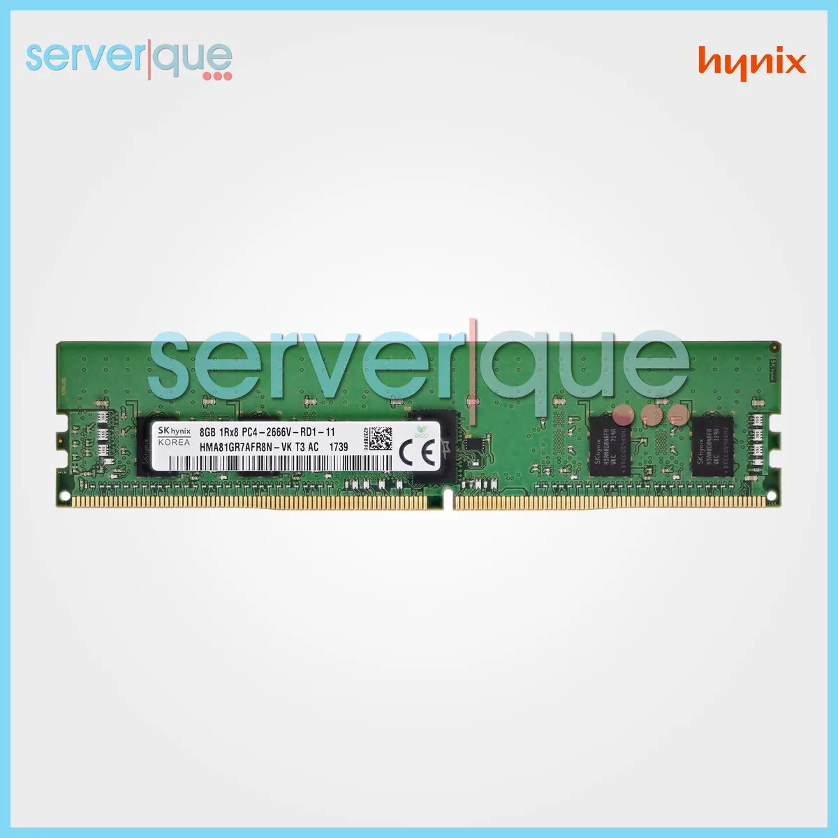 SK hynix SK hynix HMA81GR7AFR8N-VK 8GB DDR4-2666 ECC Registered CL19 288-Pin desktop RAM — photo du produit