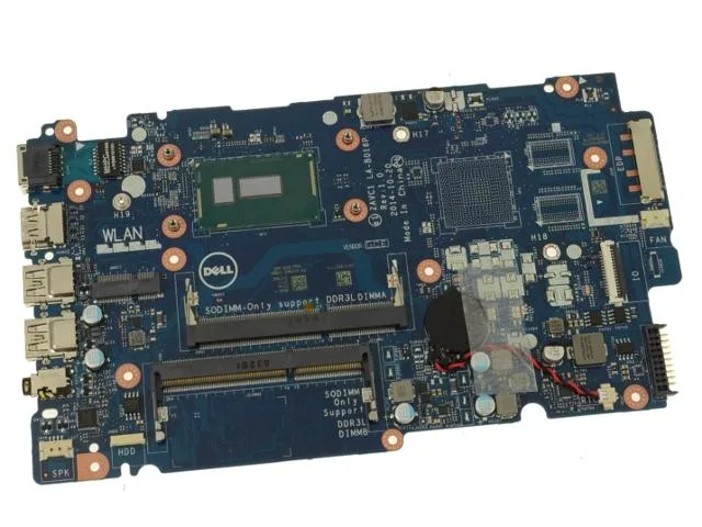 Dell Inspiron laptop motherboard with integrated Intel Core i5 processor
