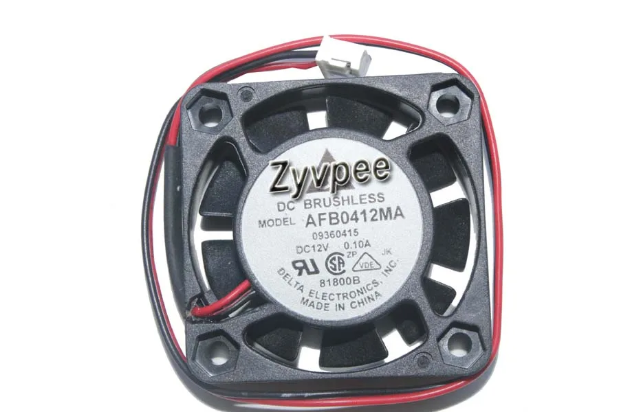 Zyvpee Zyvpee AFB0412MA 40x10mm 12V 0.1A 2-pin ball bearing case fan — foto produk