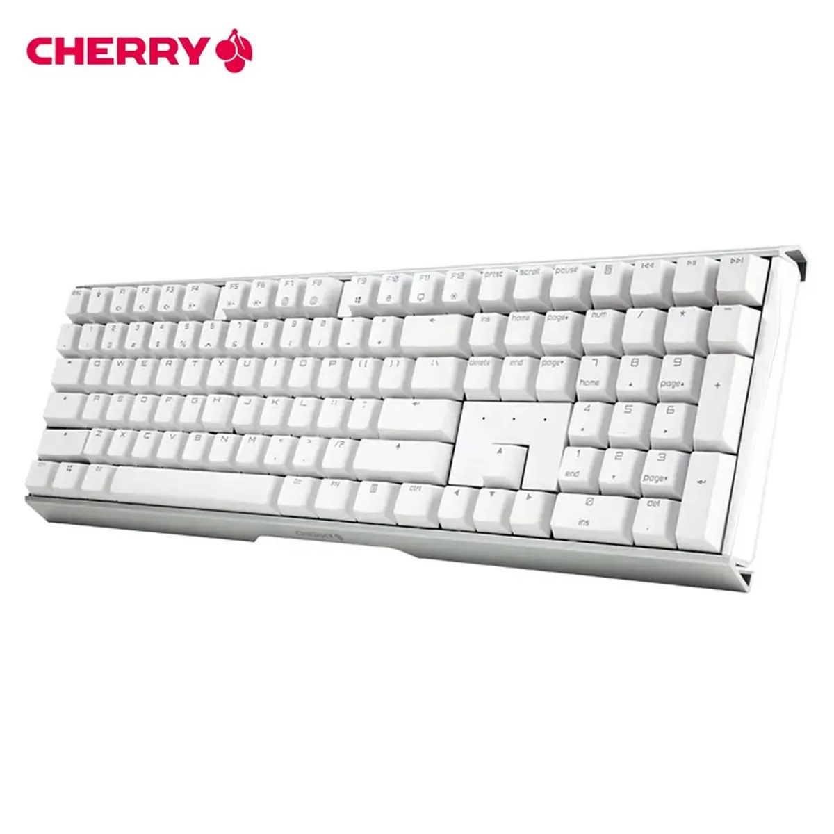 Cherry Cherry MX3.0S Wired White Green Switch 108 Keys Mechanical Gaming Keyboard — photo du produit