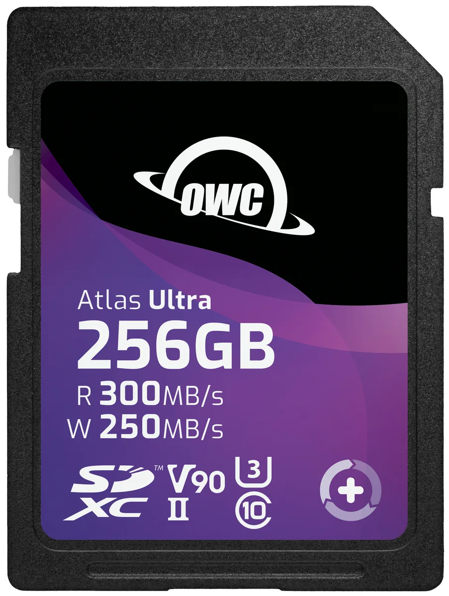 OWC OWC Atlas Ultra SDXC 256GB V90 Memory Card OWCSDV90U0256 — vörumynd