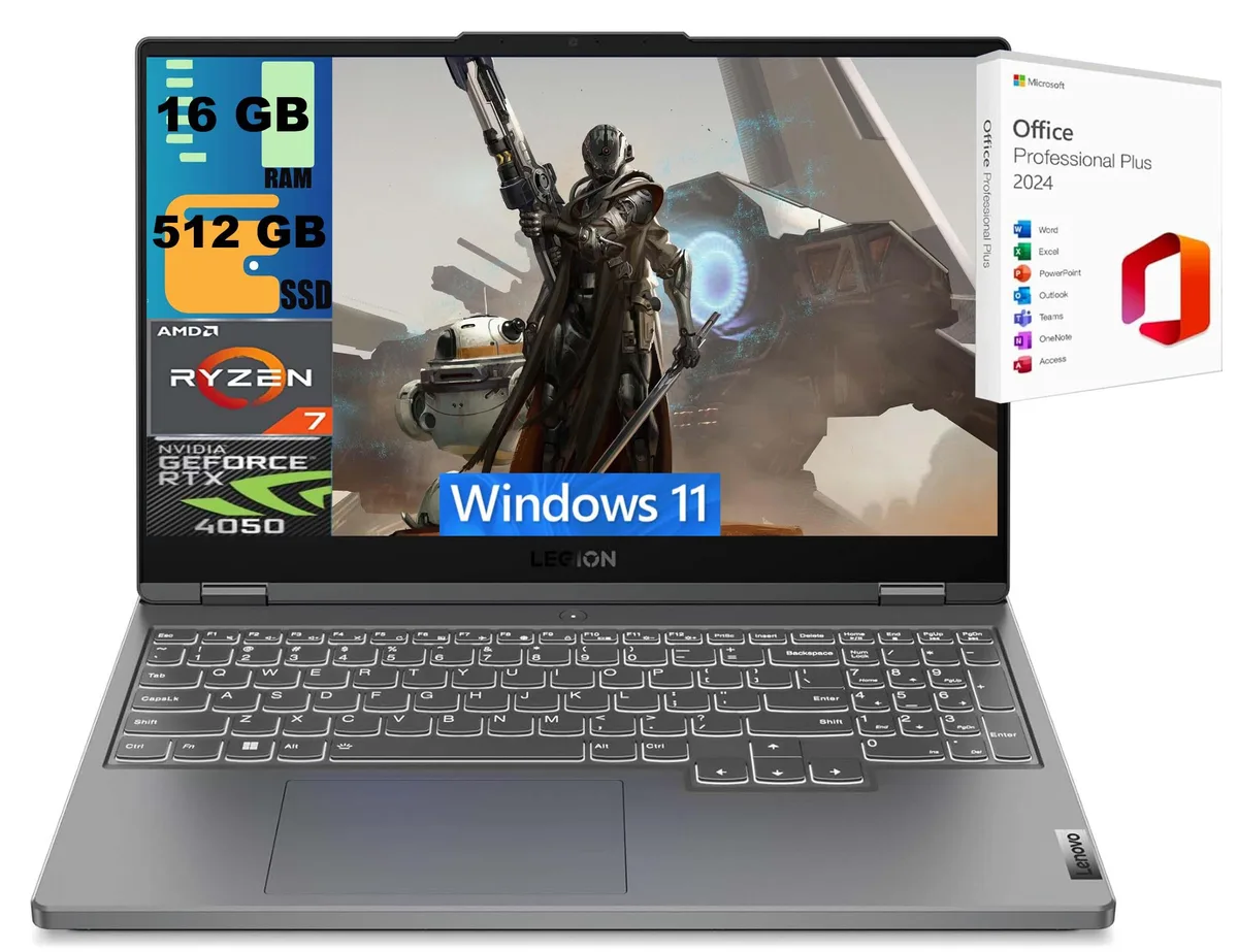 Gray Lenovo LOQ 15 laptop closed lid matte finish 15.6 inch