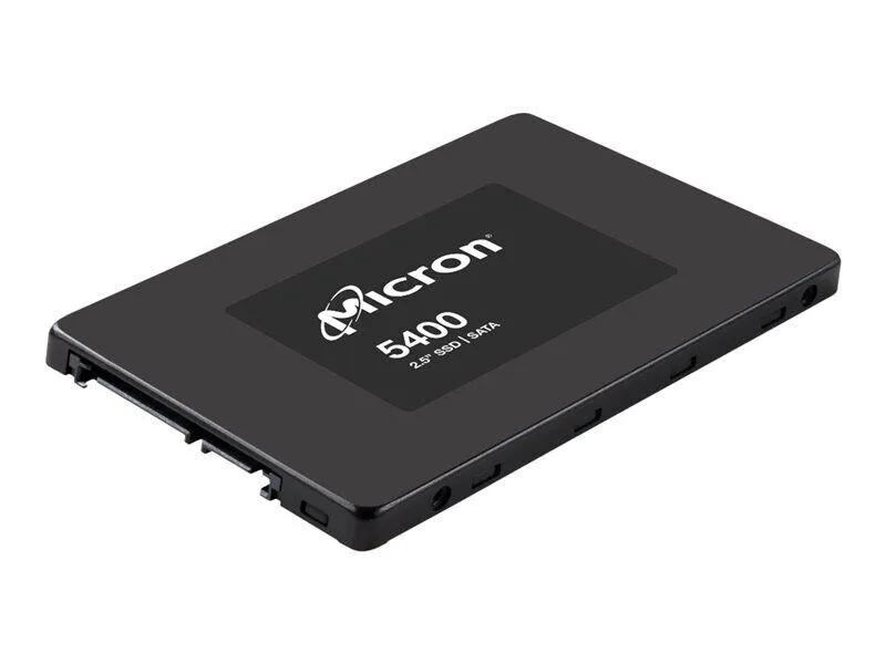 A silver 2.5 inch internal SSD with a metal casing