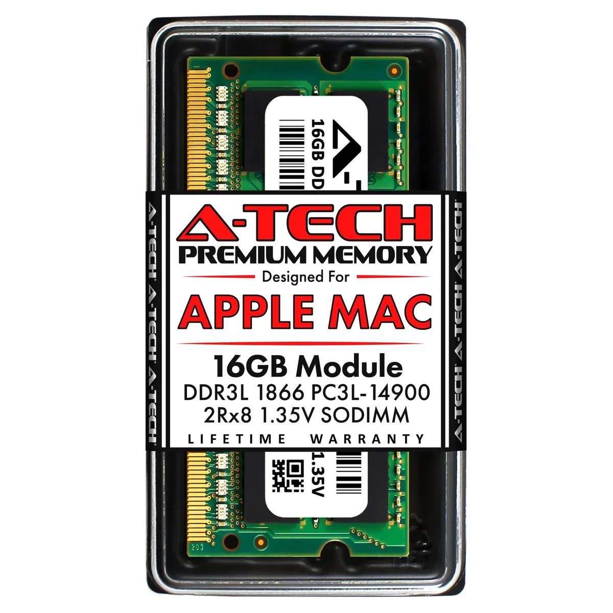A-Tech A-Tech 16GB DDR3L 1866MHz 204-Pin SODIMM for iMac 27-inch Late 2015 memory upgrade — produktbilde