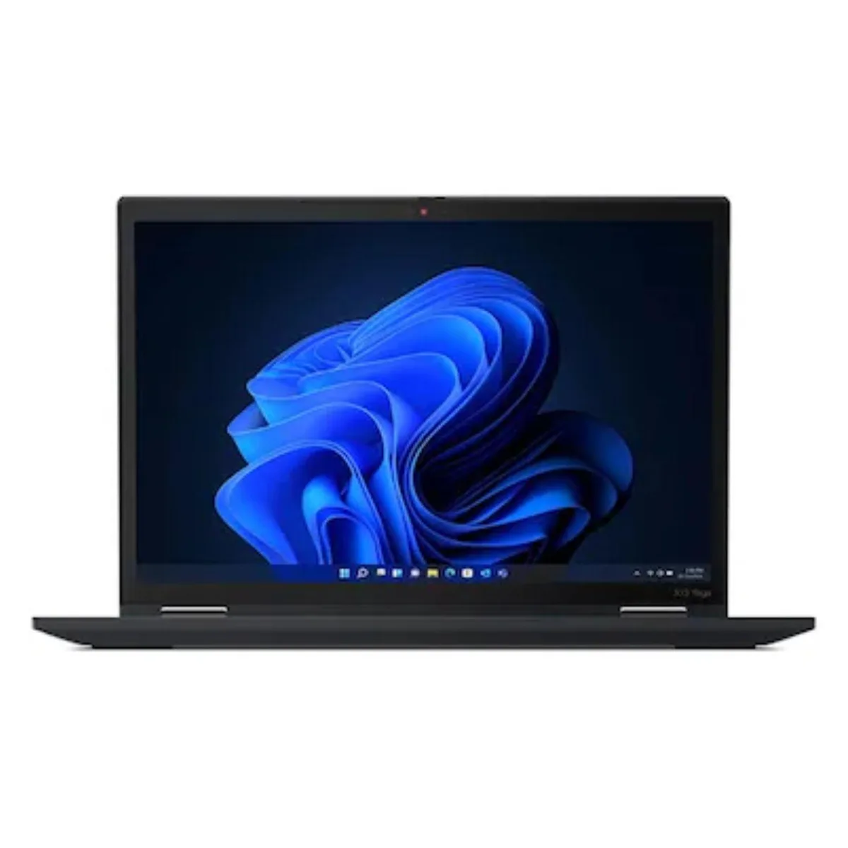 Black 13.3 inch convertible laptop with touchscreen, minor scratches and dents