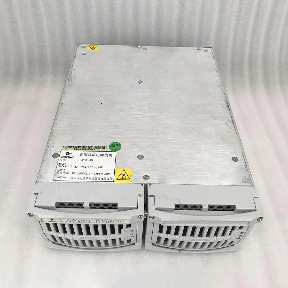 Rectangular ATX power supply unit in metal casing