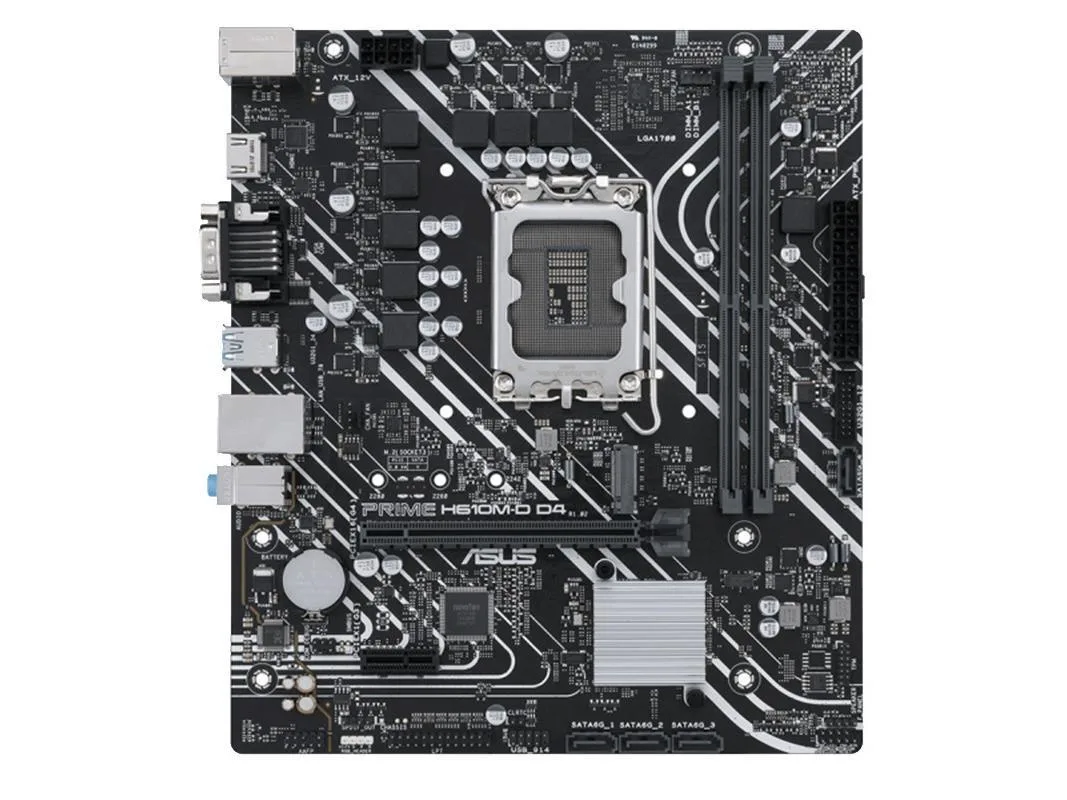 ASUS ASUS PRIME H610M-D D4 Intel motherboard — photo du produit