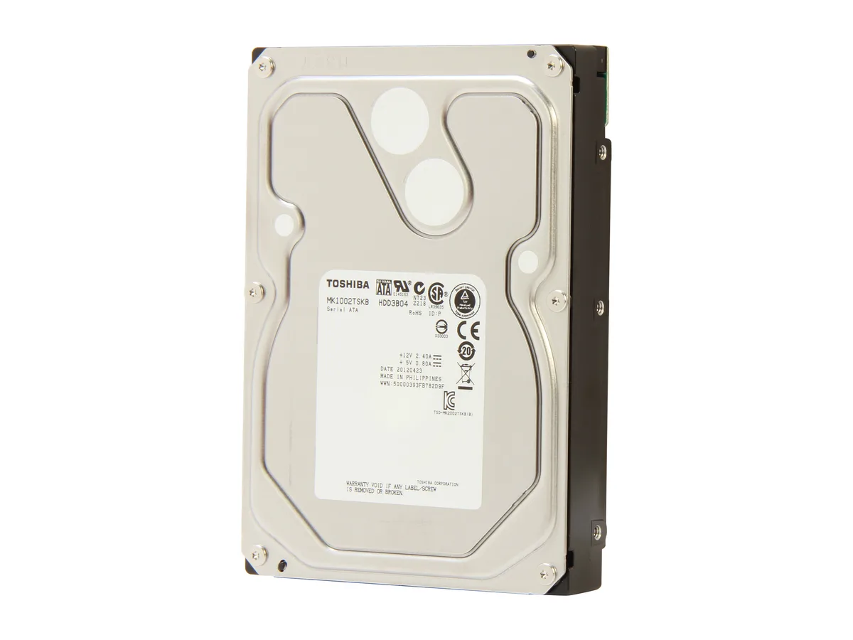 Toshiba Toshiba MK1002TSKB 1TB 7200 RPM 64MB Cache SATA 3.0Gb/s 3.5" internal hard drive — fotografia produktu
