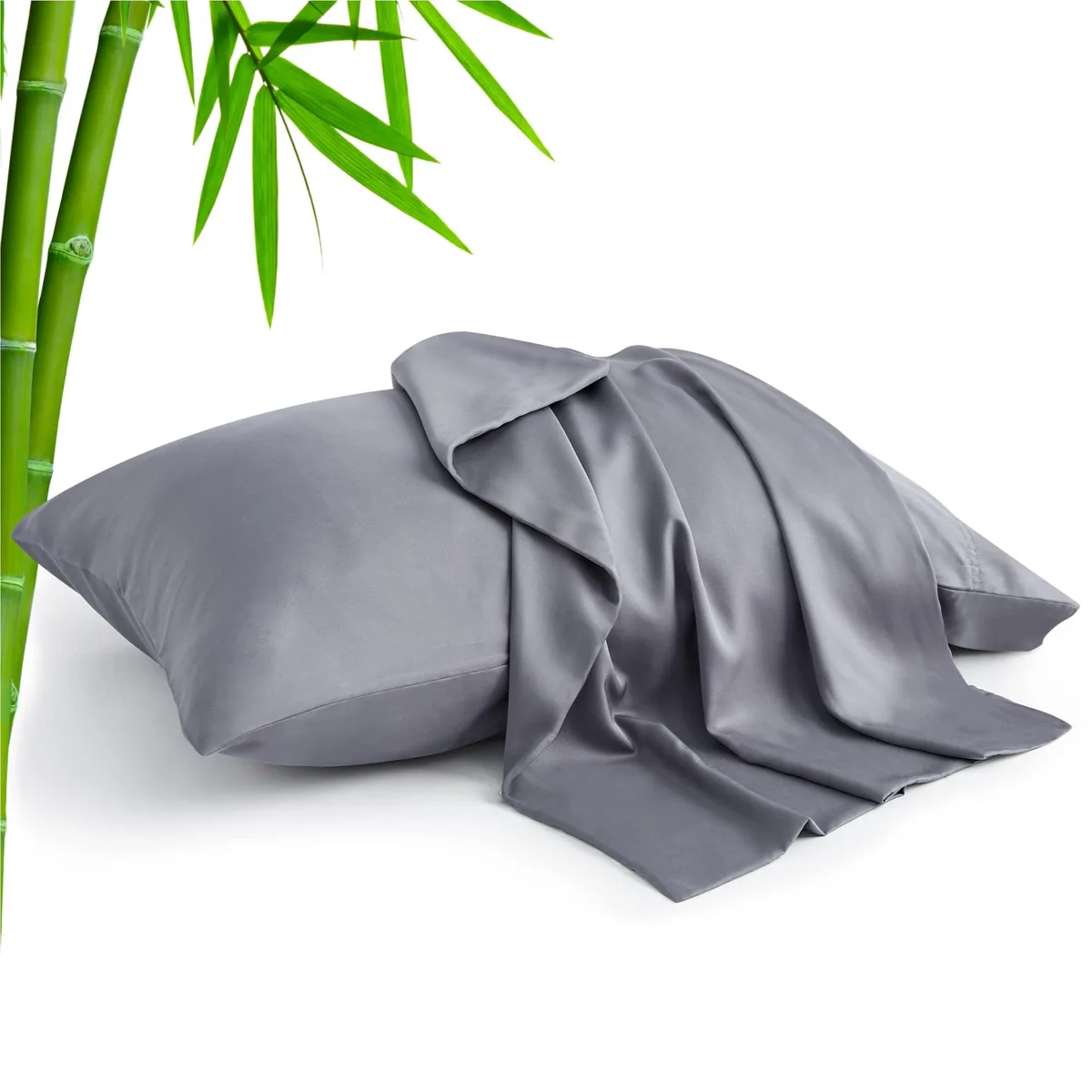  CANMOV BEUSA2BCG2QU Grey Queen Pillowcase Set 20x30 2-pack — 商品照片
