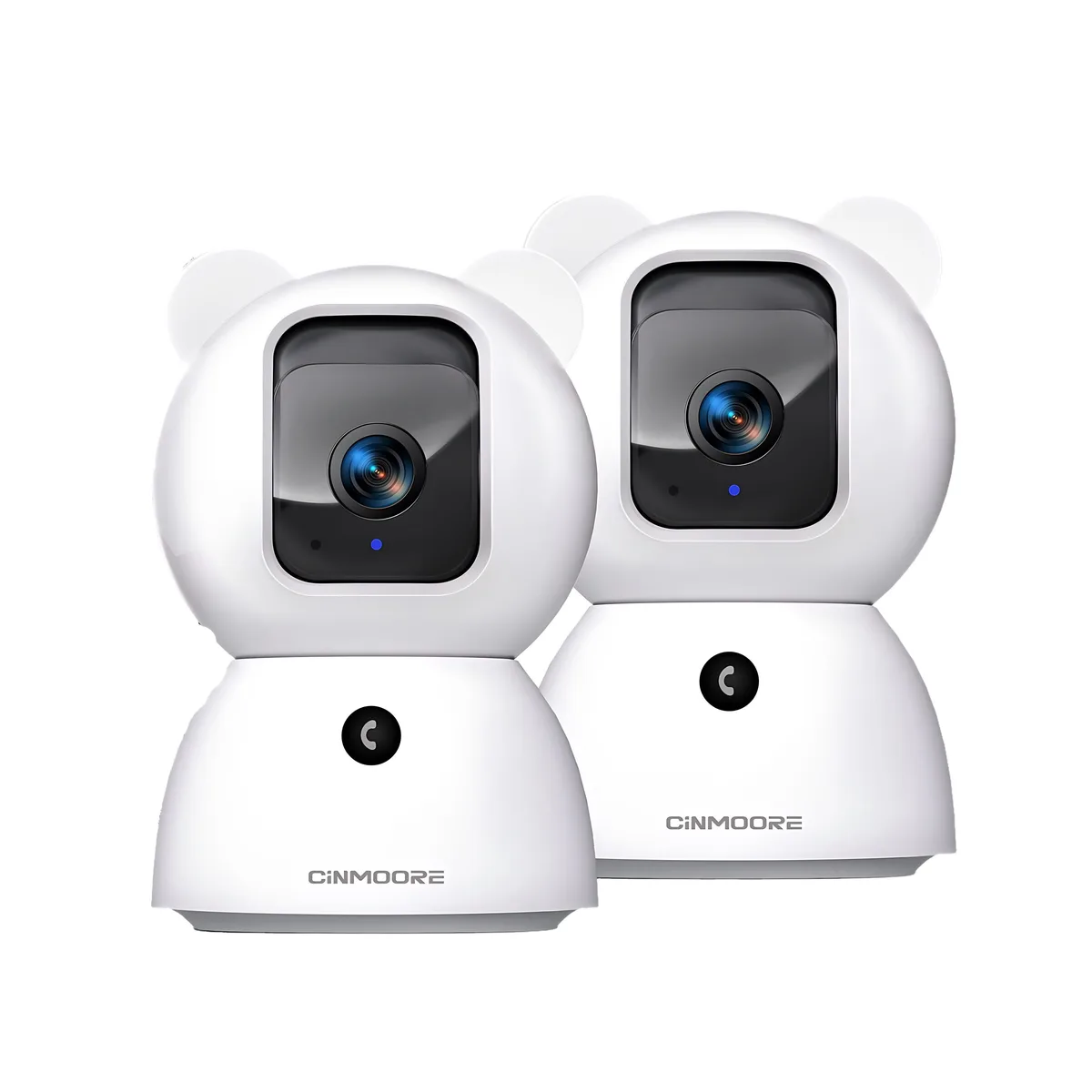 Stellapex Stellapex 2.5K Indoor Camera 4MP Pan Tilt WiFi 256GB SD 2-Way Audio — product photo