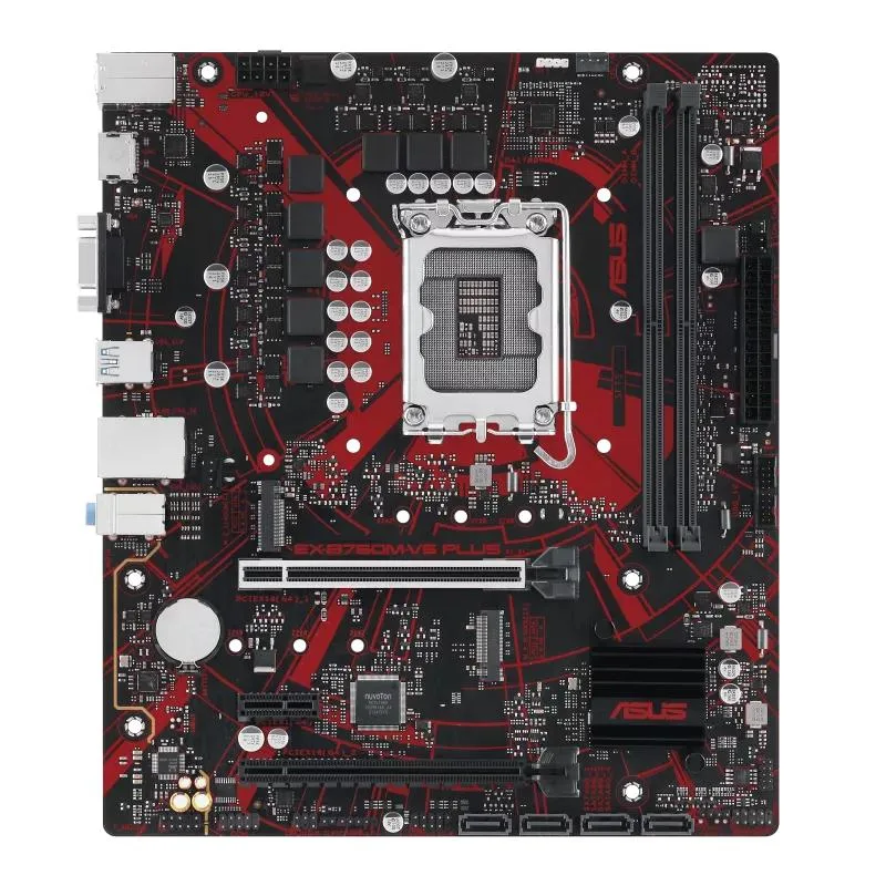 Green mATX motherboard with luminous coating, silver heatsinks and stainless steel rear I/O