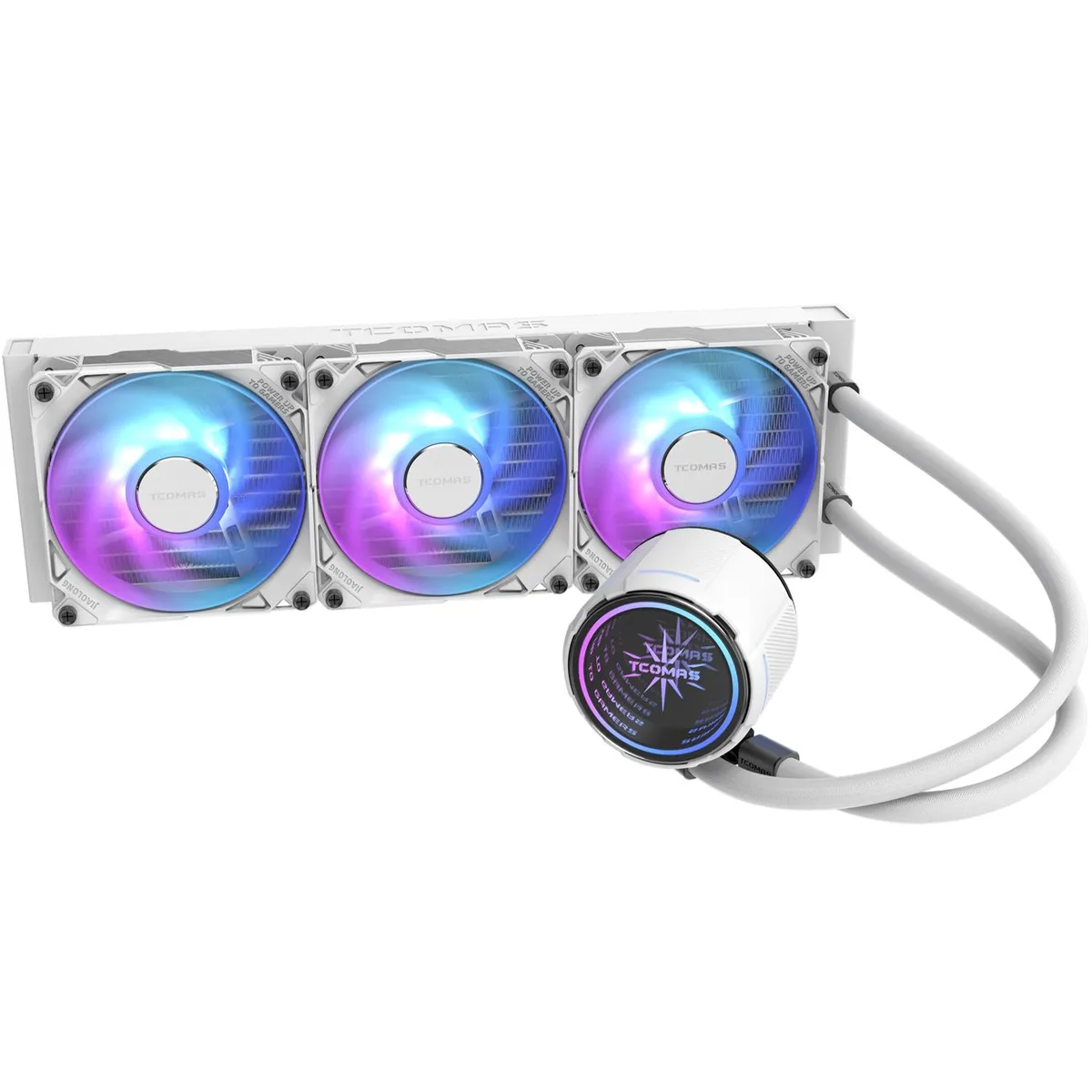 TCOMAS TCOMAS LA200 White 360 ARGB liquid cooler — photo du produit