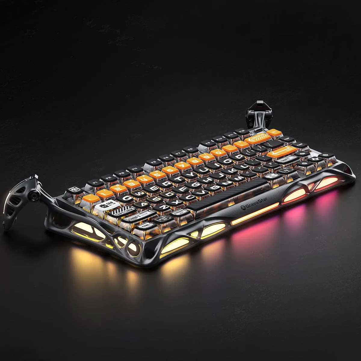 GravaStar GravaStar Mercury K1 Pro 75% Gaming Keyboard CyberFlare — product photo
