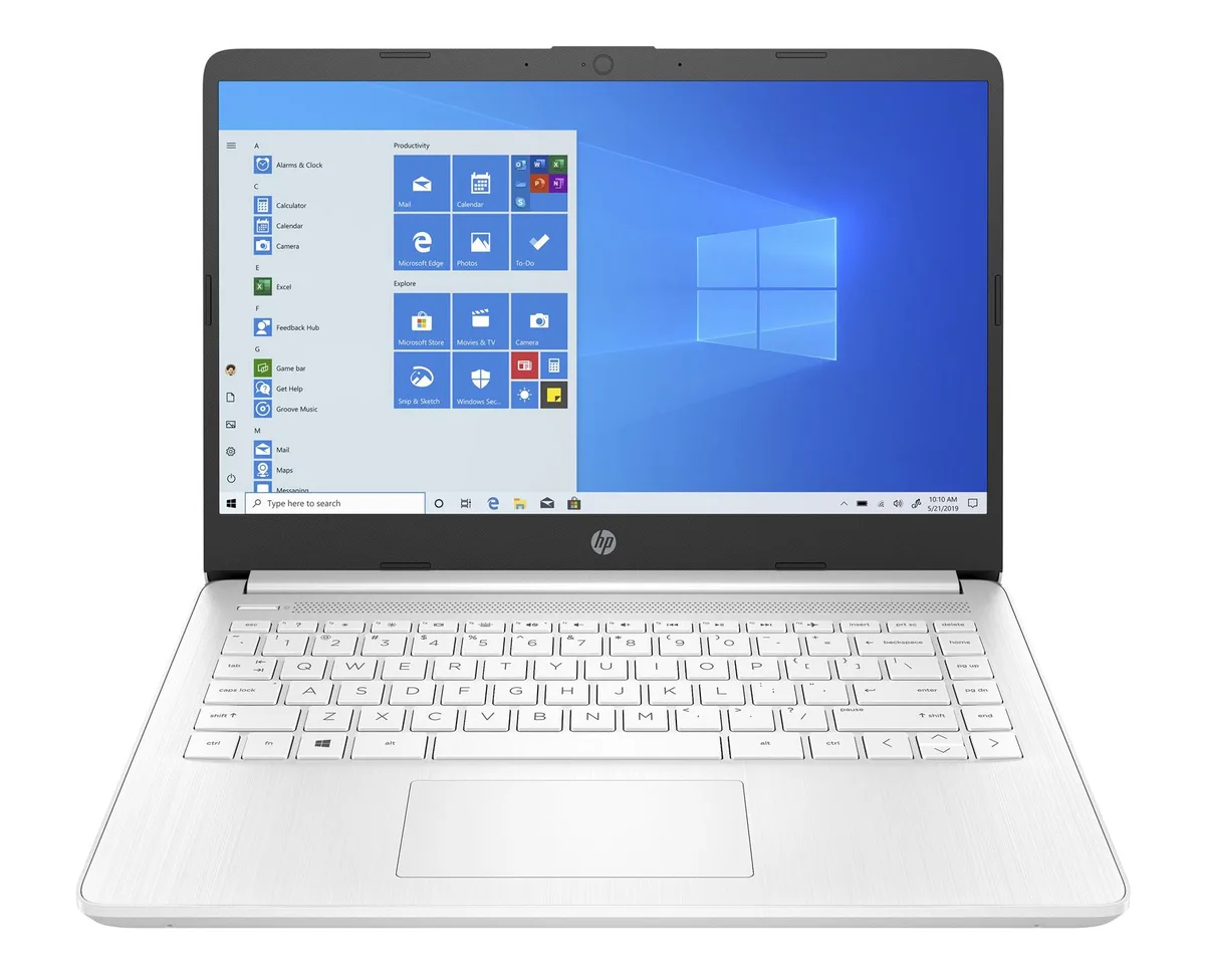 HP HP 14z-fq000 laptop AMD 3020e 8GB 128GB SSD Snow White — product photo