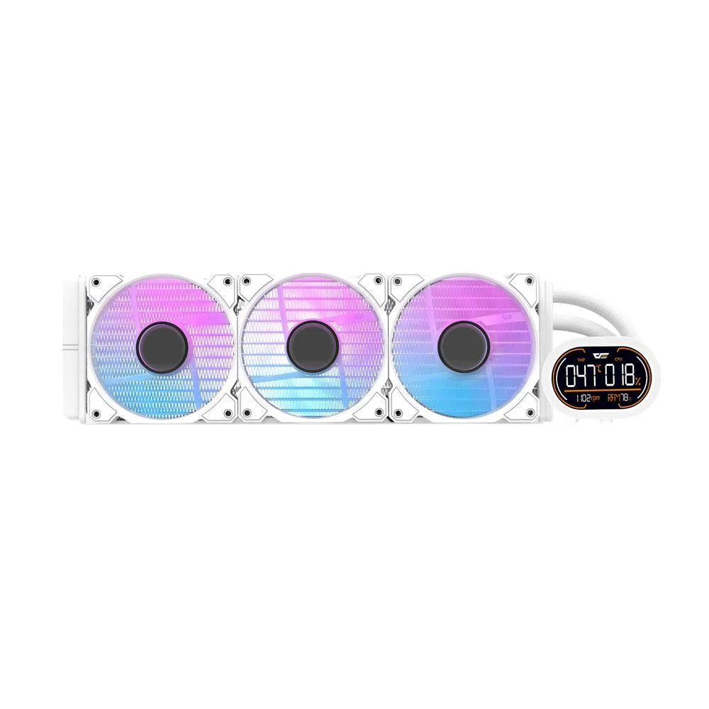 darkFlash darkFlash DH360D 360 mm AIO liquid cooler white — photo du produit