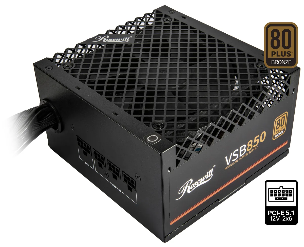 Rosewill Rosewill VSB850 850W 80+ Bronze ATX 3.1 Semi-Modular Power Supply — product photo