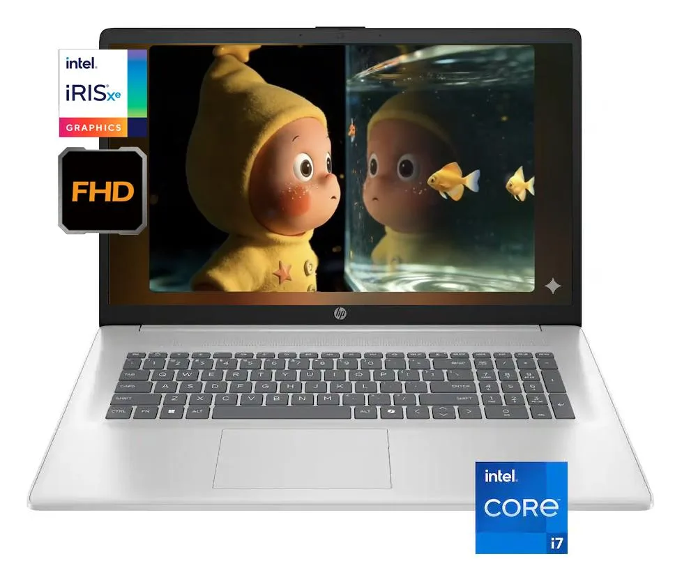 HP HP 17.3" Laptop i7-1355U 32GB DDR4 1TB SSD Windows 11 Pro Silver — product photo