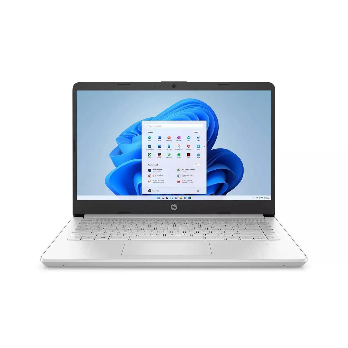 HP HP 14.0" laptop Core i3-1125G4 8GB DDR4 2TB SSD Silver — product photo
