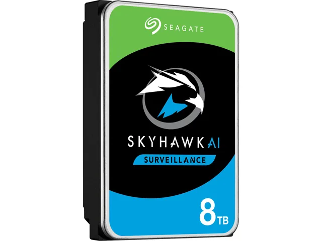 Standard 3.5 inch silver internal hard drive with circuit board visible