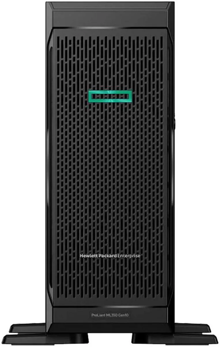 HP ProLiant ML350 Gen10 tower server chassis with eight 2.5 inch drive bays