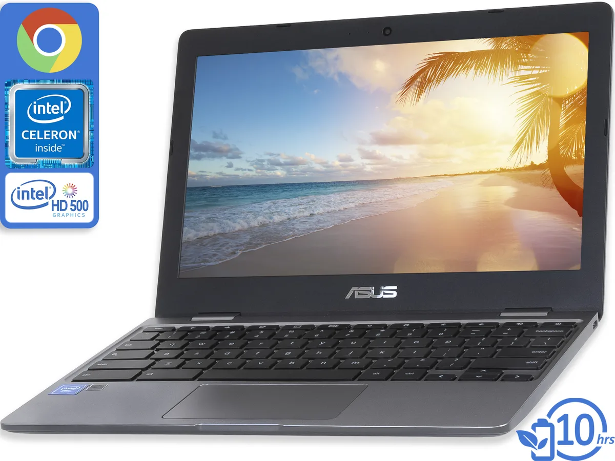 ASUS ASUS Chromebook CX22NA-BCLN4 11.6" HD Intel Celeron N3350 4GB 16GB eMMC — photo du produit