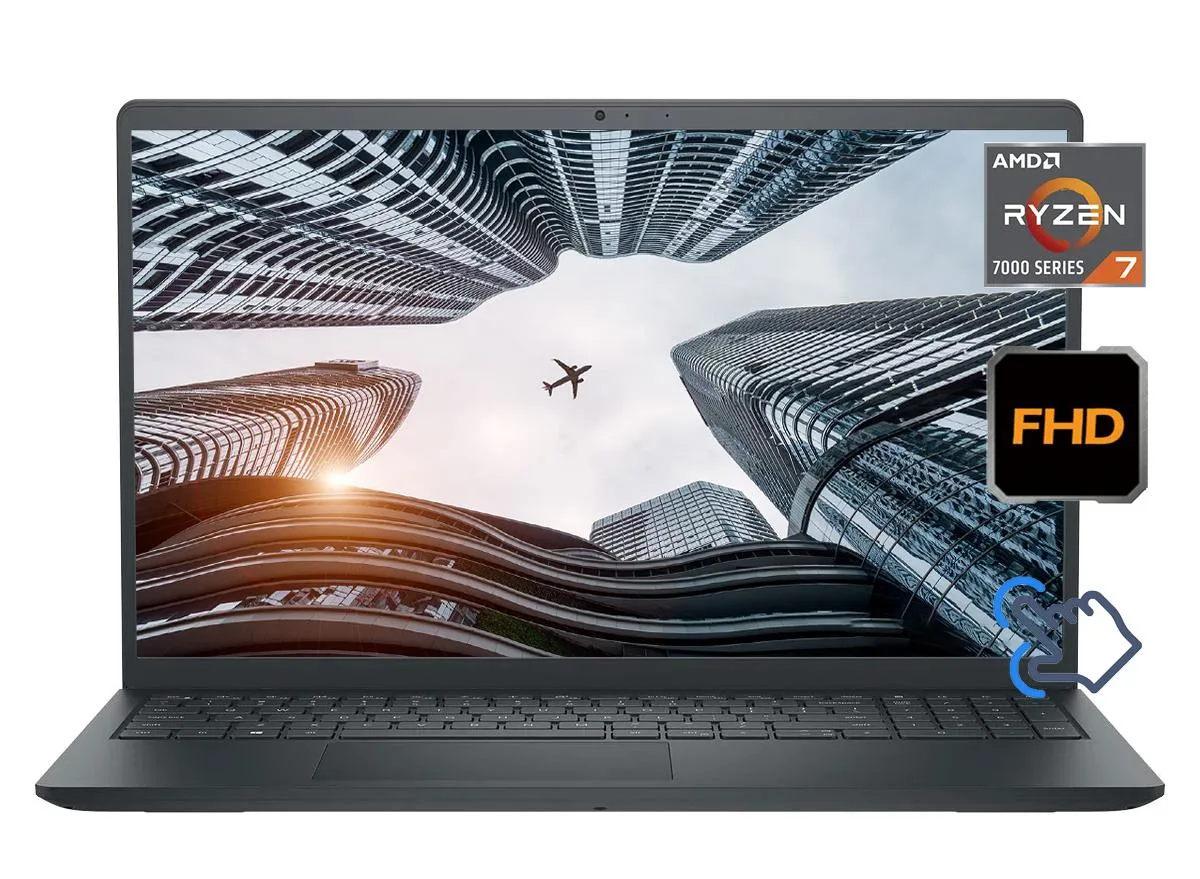 DELL DELL Inspiron 15.6" Touchscreen Ryzen 7 7730U 32GB 1TB laptop — photo du produit
