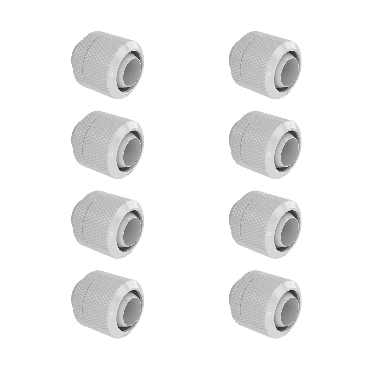 FormulaMod FormulaMod G1/4" Compression Fitting 10x13mm White 8 Pack — photo du produit