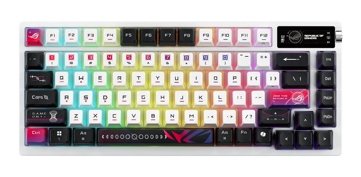 ASUS ASUS 90MP044F-BKAA30 ROG Azoth X 75% gaming keyboard — photo du produit