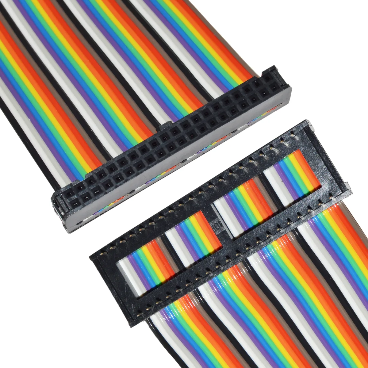 Electronix Express Electronix Express 40 Pin Male IDC Connector Ribbon Cable with Female Socket 18 Inch — 商品照片