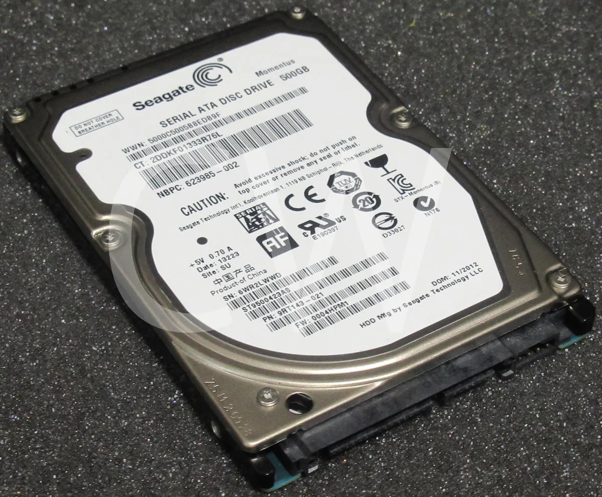 Seagate Seagate ST9500423AS 500GB 7200RPM 2.5" SATA internal hard drive — foto del producto