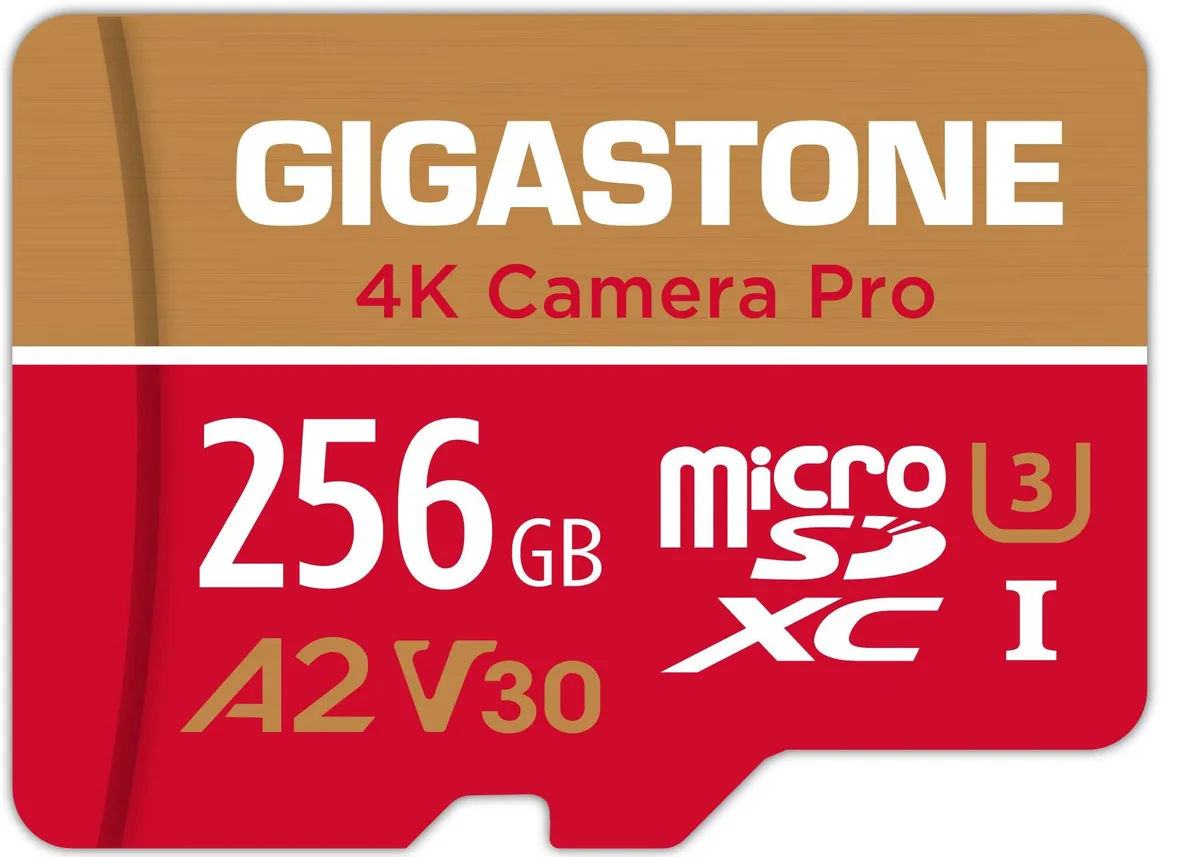 Gigastone Corporation Gigastone Corporation 4K Camera Pro 256GB microSDXC memory card — Produktfoto