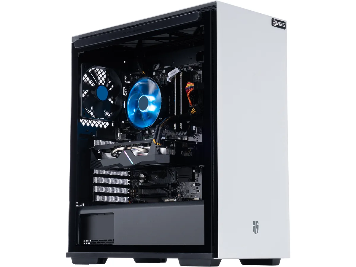 ABS ABS ALI584 gaming PC i5-11400F RTX 2060 16GB 512GB White — photo du produit